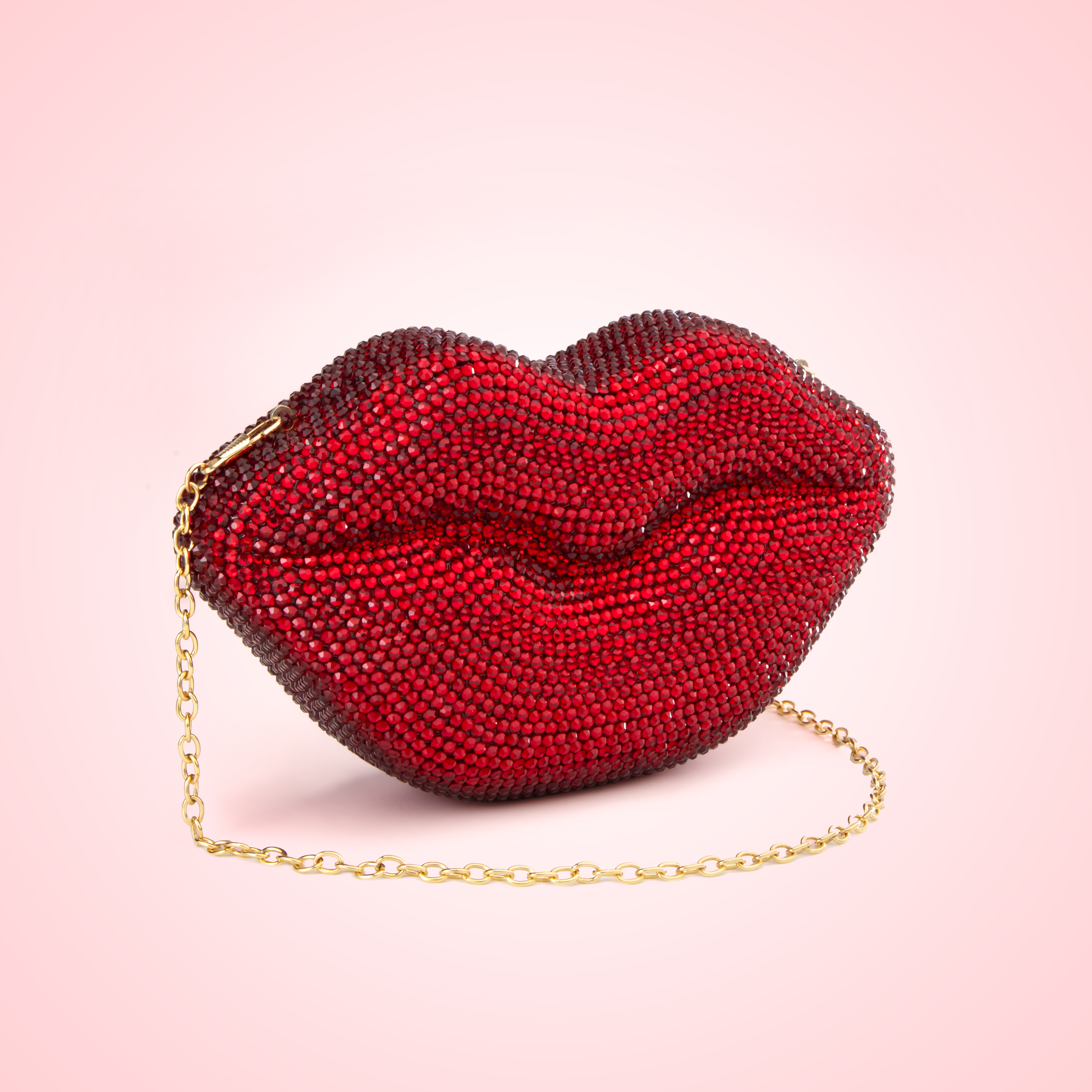 Red Lips Clutch Bag