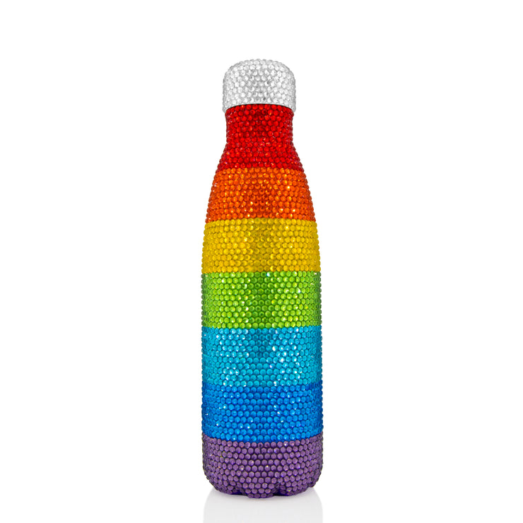 Rainbow Bling Water Bottle | Pride Bottle
