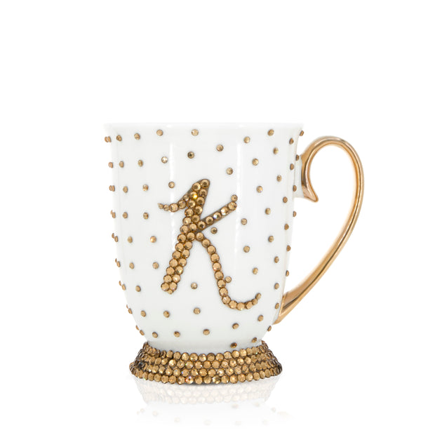 Personalized Coffee Tumbler | Letter K Cup