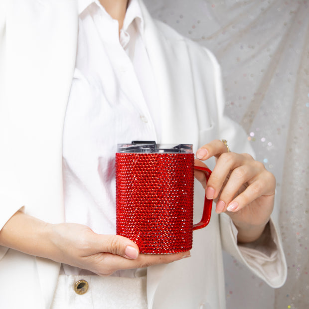Bling Coffee Tumbler | Bedazzled Unique Coffee Mug