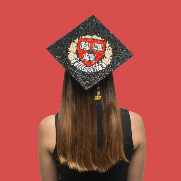 Graduation Cap - Custom College Logo