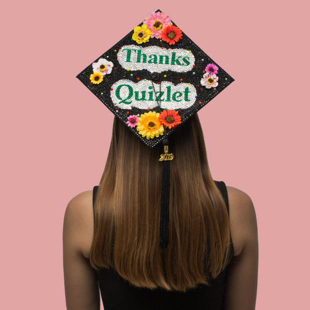 Graduation Cap - Thanks Quizlet