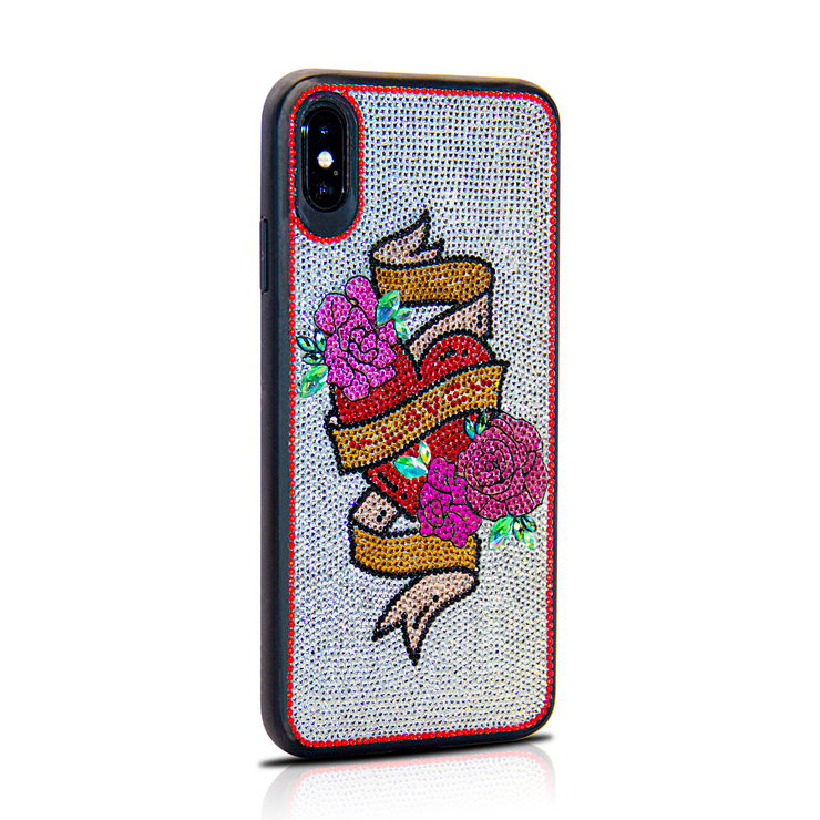 Heart and Roses Phone Case