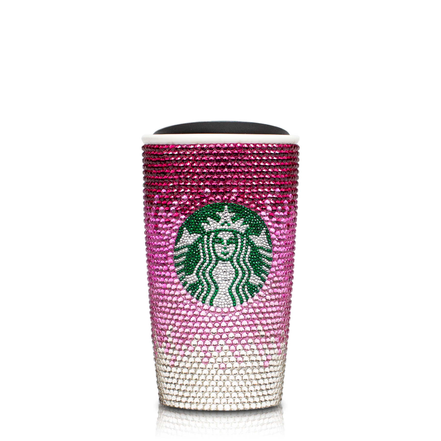 Ceramic Starbucks Cup - Ombre Pink – Americano Crystals