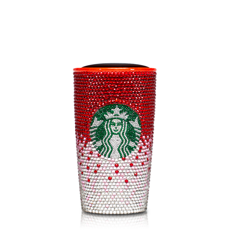 Ceramic Starbucks Cup - Ombre Red