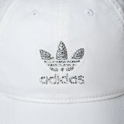 Bling Adidas Hat - White