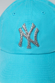 Bling NY Yankees Baseball Cap - Aquamarine