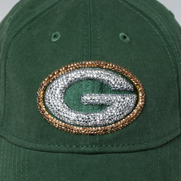 Bling Green Bay Packers Baseball Cap - Green