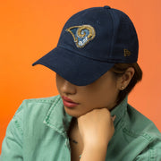 Bling LA Rams Baseball Cap - Dark Blue