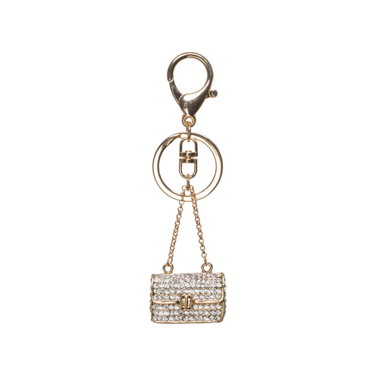Keyring Bag Charm Gold or Silver for Your Backpack and 