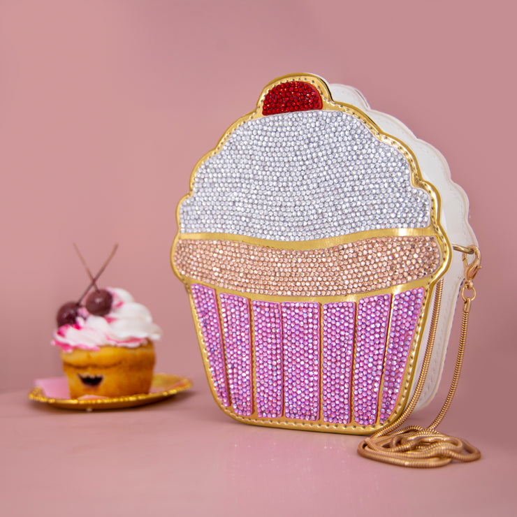 Cupcake Crystal Clutch | Luxury Minaudiere