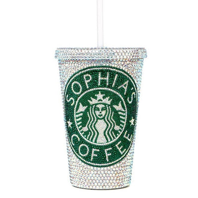 Pink Starbucks Cup - Flat Lid – Americano Crystals