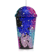 Galaxy Reusable Tumbler with Straw